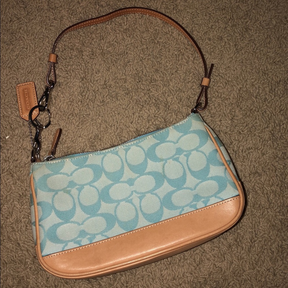 Blue Coach Purse